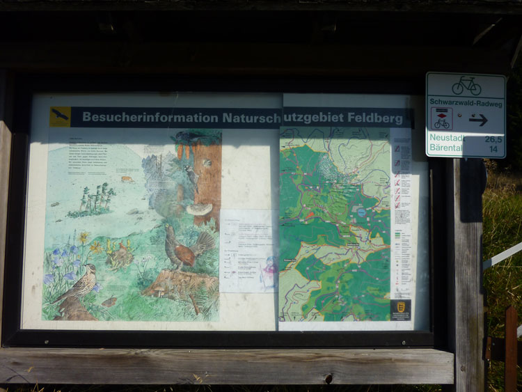 Besucherirmation zum Naturschutzgebiet Feldberg im Schwarzwald