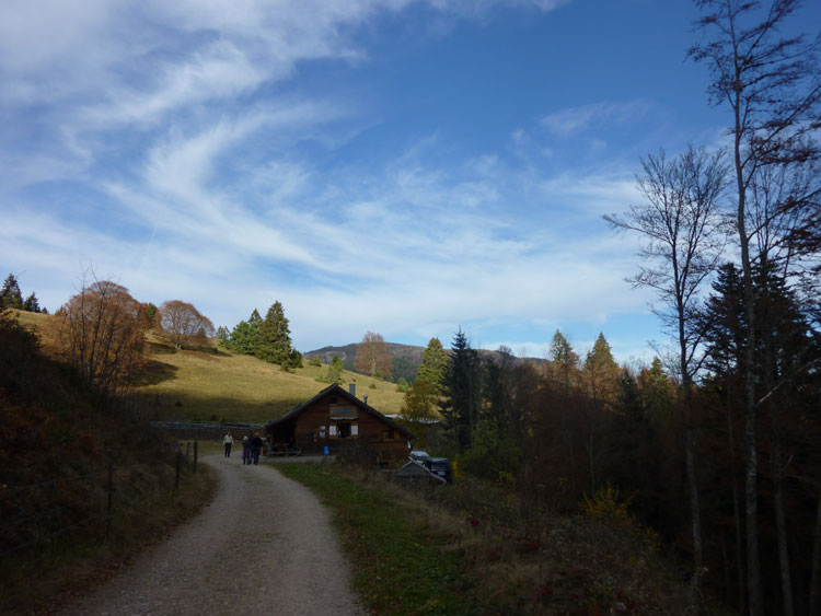 Gaststätte Fischerhütte im Naturschutzgebiet Nonnenmattweiher im Schwarzwald