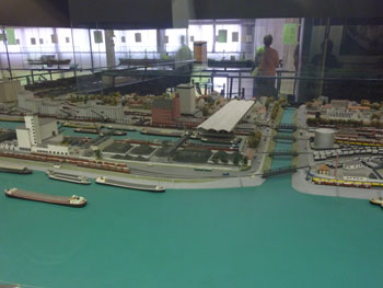 Hafenanlage Modell