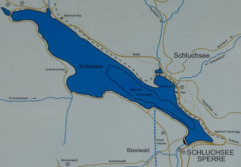 Karte Schluchsee