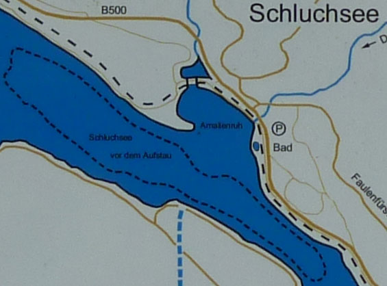 Original Schluchsee Karte