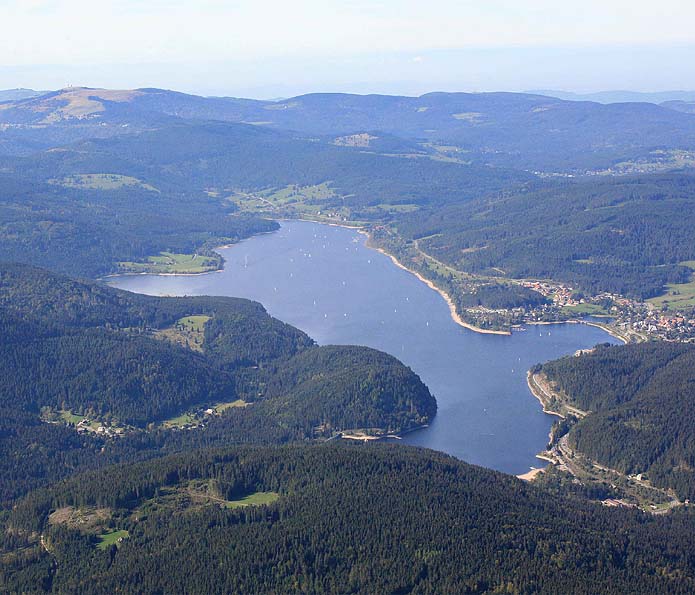 Luftbild Schwarzwaldsee Schluchsee