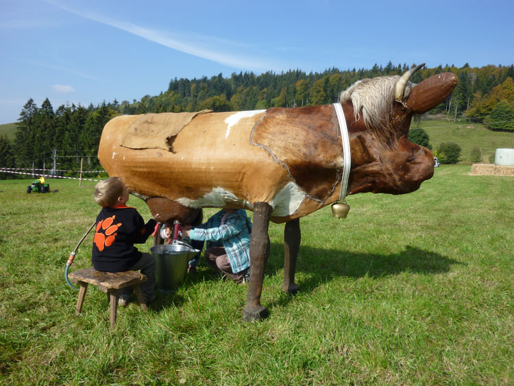 Schwarzwald Kuh Melkmodell